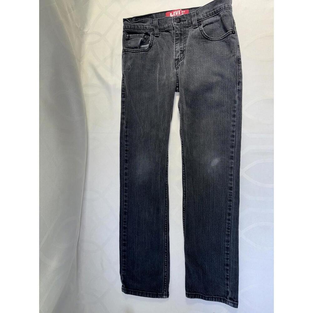 Levis 511 Skinny Jeans Womens 27 Black Gray Stretch Preppy Hipster 27x27